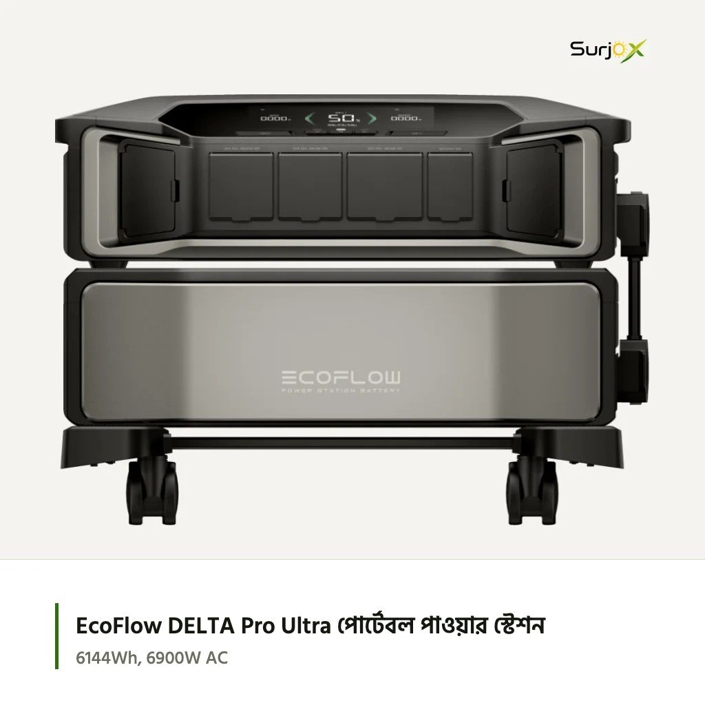 EcoFlow DELTA Pro Ultra পোর্টেবল পাওয়ার স্টেশন EcoFlow DELTA Pro Ultra পোর্টেবল পাওয়ার স্টেশন; অফিসিয়াল প্রোডাক্ট ছবি