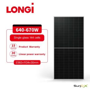 LONGi 615W Hi-MO X10 N-Type Monocrystalline Solar Panel - Gallery 1 - SurjoX