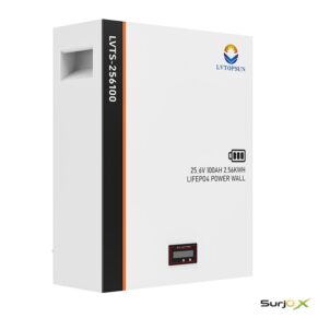 LVTOPSUN LVTS-256100 25.6V 100Ah LiFePO4 Battery - Gallery 1 - SurjoX