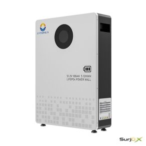 LVTOPSUN LVTS-512100-NS 51.2V 100Ah 5.12kWh LiFePO4 Battery - SurjoX