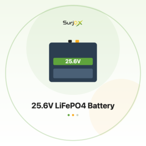 25.6V LiFePO4 Battery