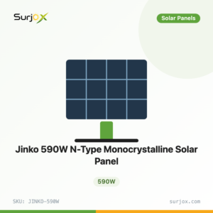 Jinko 590W N-Type Monocrystalline Solar Panel