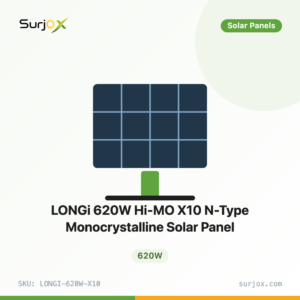 LONGi 620W Hi-MO X10 N-Type Monocrystalline Solar Panel