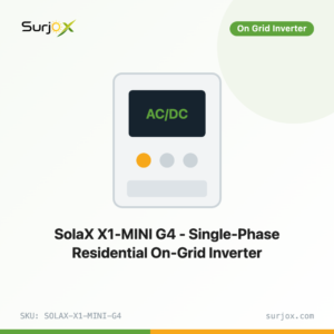 SolaX X1-MINI G4 - Single-Phase Residential On-Grid Inverter