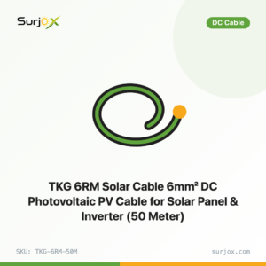 TKG 6RM Solar Cable 6mm² DC Photovoltaic PV Cable for Solar Panel & Inverter (50 Meter)