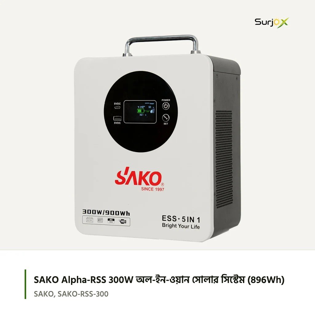 SAKO Alpha-RSS 300W অল-ইন-ওয়ান সোলার এনার্জি সিস্টেম: ছবি 2 SAKO Alpha-RSS 300W অল-ইন-ওয়ান সোলার এনার্জি সিস্টেম