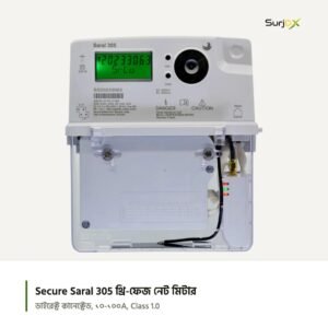 Secure Saral 305 থ্রি-ফেজ নেট মিটার