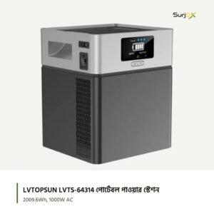 LVTOPSUN LVTS-64314 পাওয়ার স্টেশন, সামনে-পাশ থেকে, ইনপুট পোর্ট