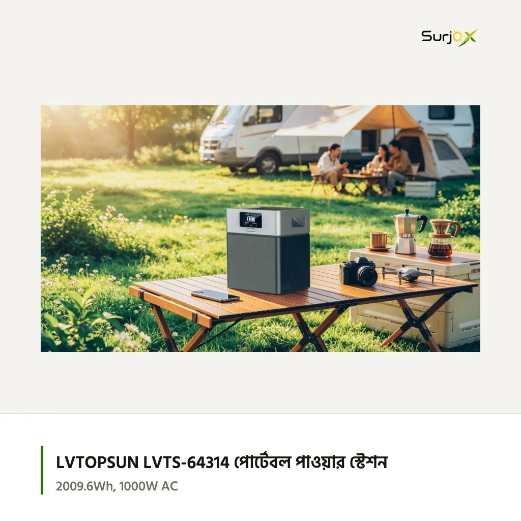 LVTOPSUN LVTS-64314 পোর্টেবল পাওয়ার স্টেশন, বাইরে ব্যবহার LVTOPSUN LVTS-64314 পাওয়ার স্টেশন ক্যাম্পিংয়ে ব্যবহার